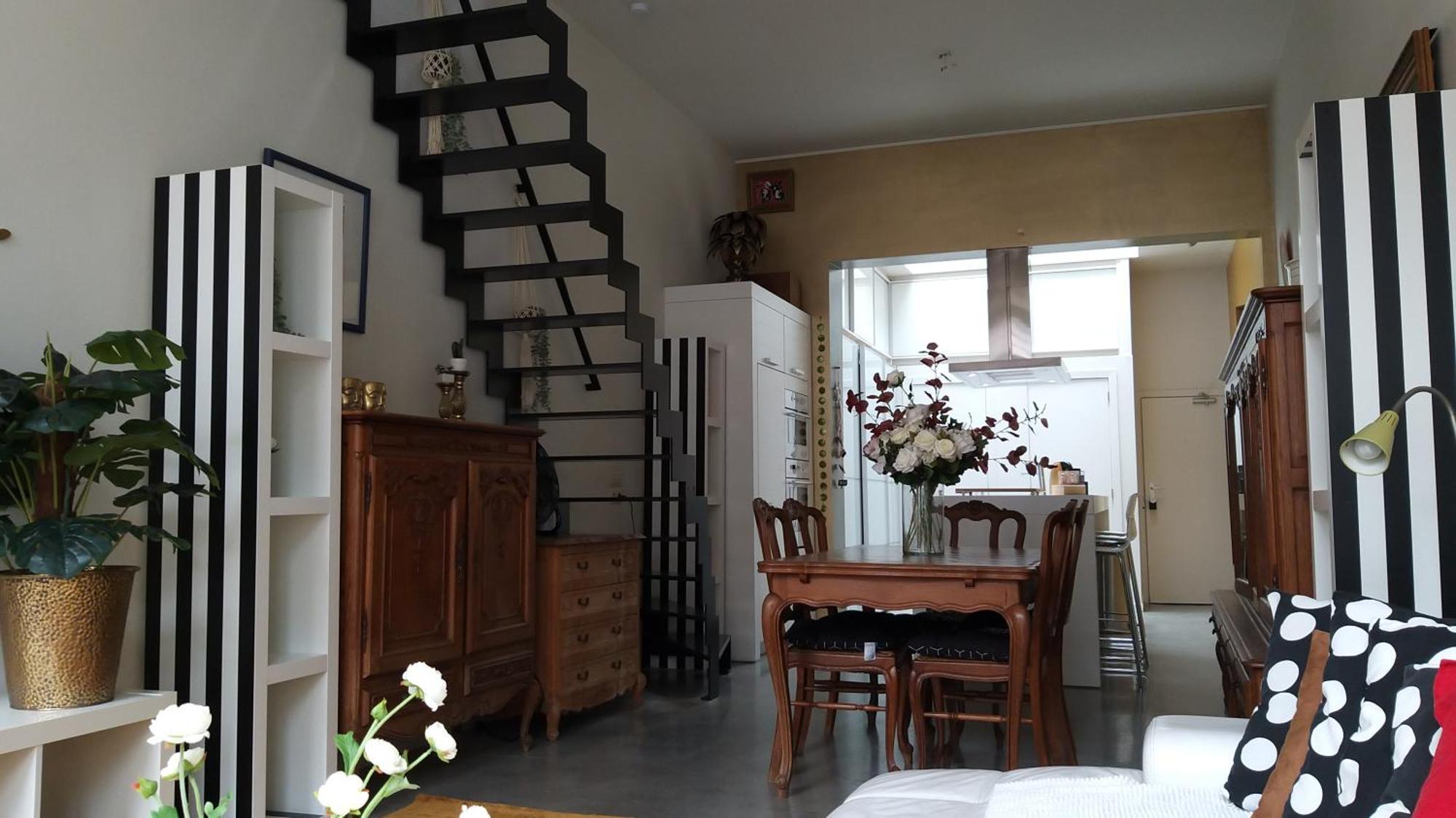 شقة Wellness Loft With Sauna, Jacuzzi, Roof Terrace & Amazing View أنتويرب المظهر الخارجي الصورة