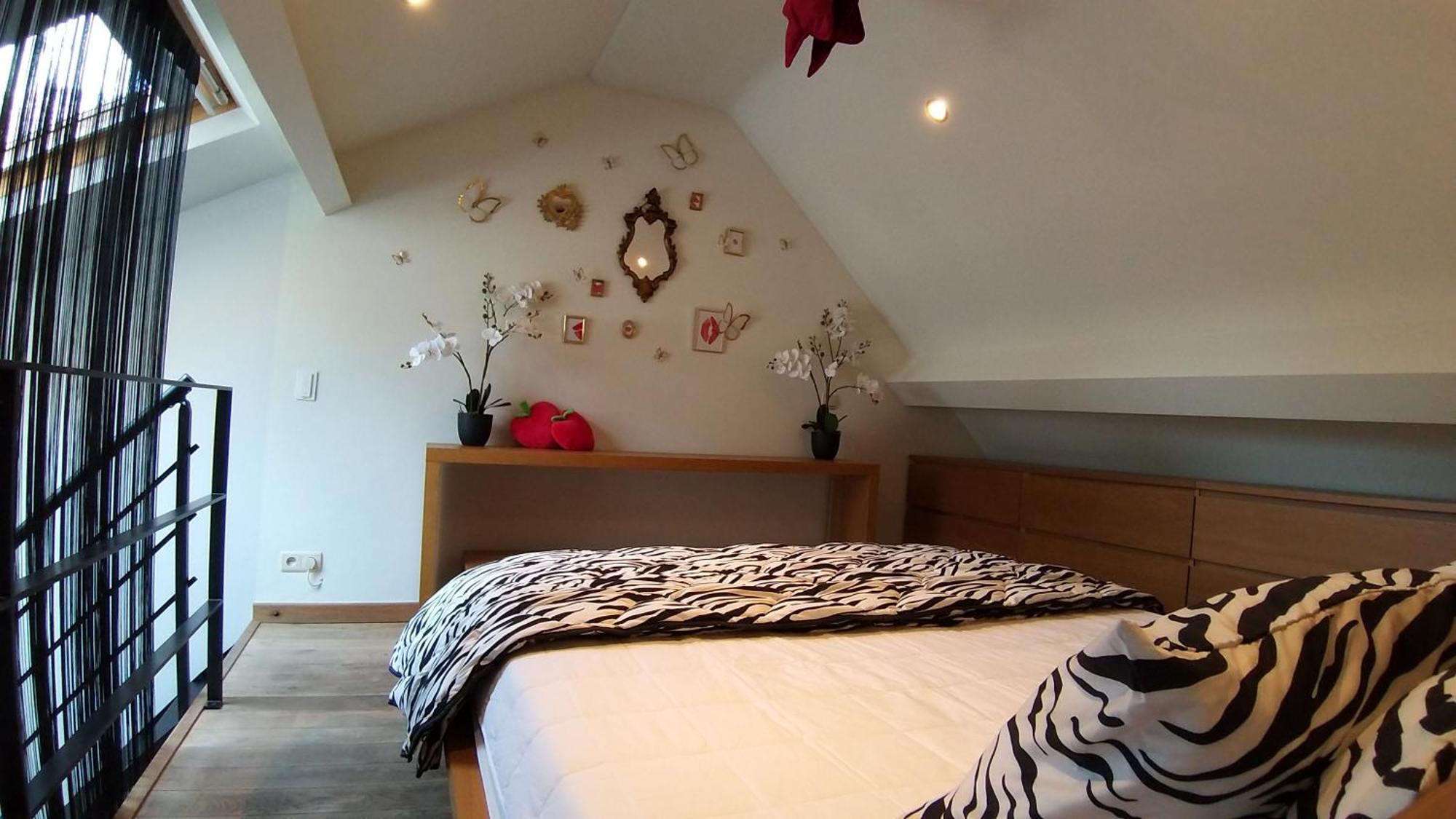شقة Wellness Loft With Sauna, Jacuzzi, Roof Terrace & Amazing View أنتويرب المظهر الخارجي الصورة