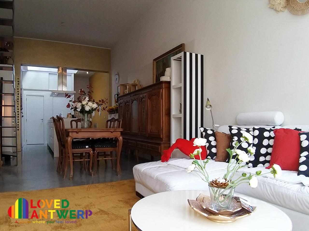 شقة Wellness Loft With Sauna, Jacuzzi, Roof Terrace & Amazing View أنتويرب المظهر الخارجي الصورة